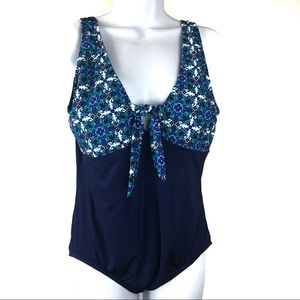 Bleu ice one piece black swimsuit size 20 New